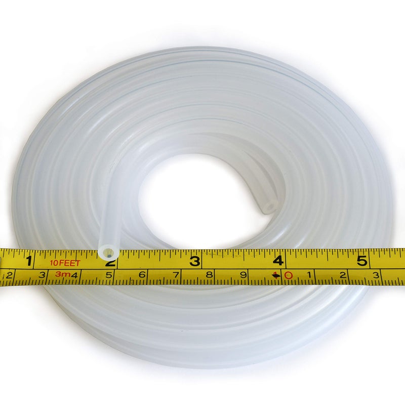 Cold & Colder Pure Silicone Tubing - 1/8" ID x 1/4" OD - High Temp Kink-free Hose Tube 500F (5 Feet) - Image 1